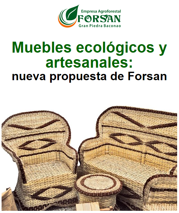 Muebles ecológicos y artesanales: nueva propuesta de Forsan